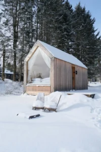 tiny house neige