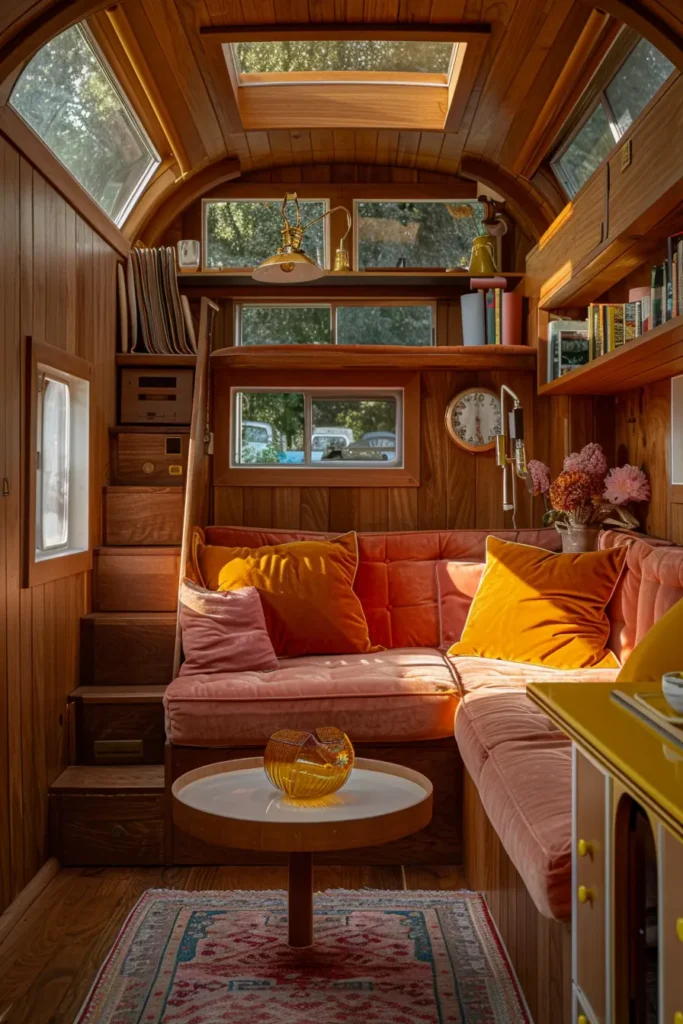 tiny house 70's deco
