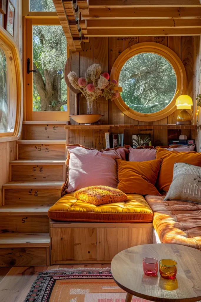tiny house deco retro 70's