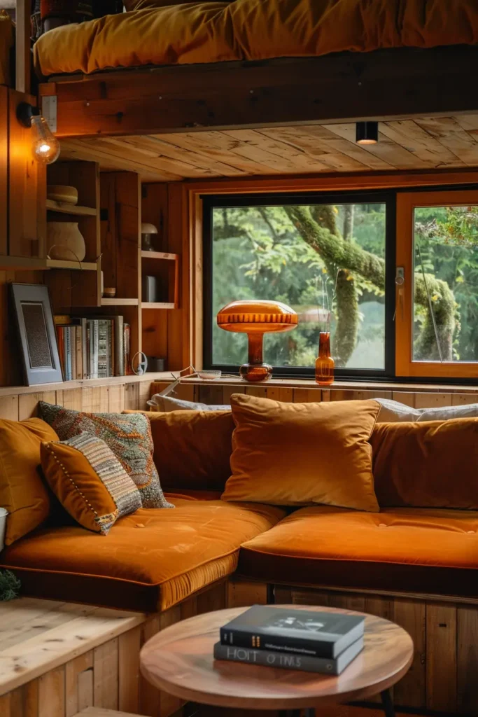 tiny house deco retro 70's mid century
