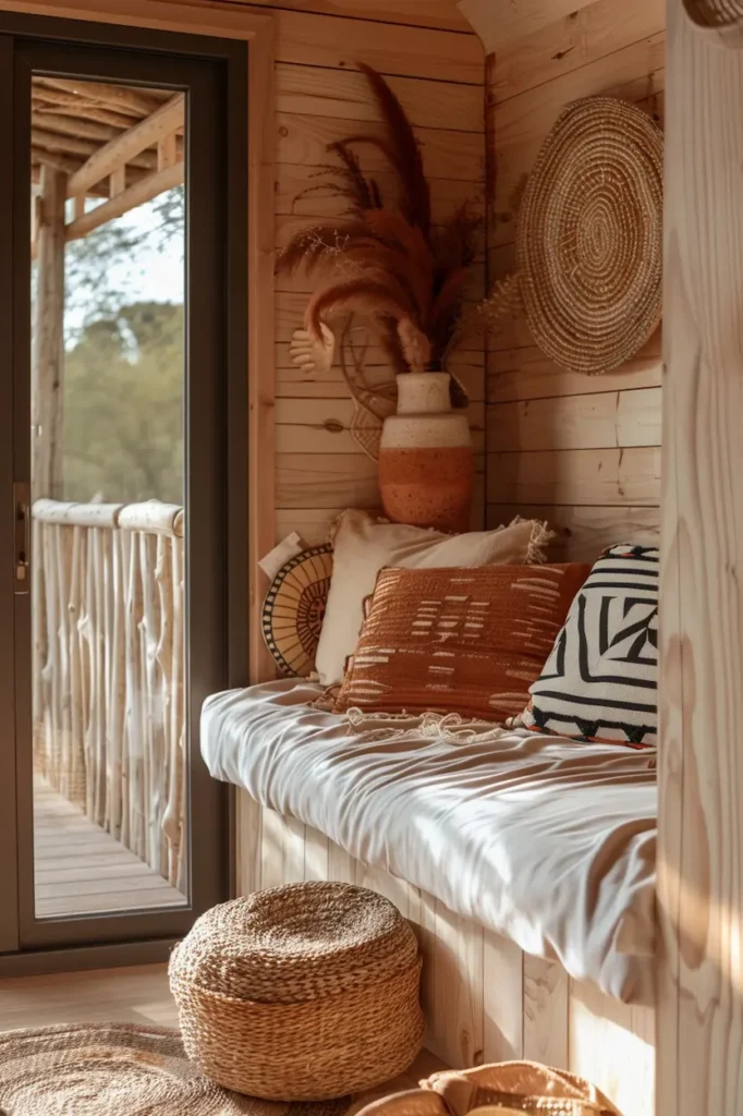deco tiny house safari style zebra print